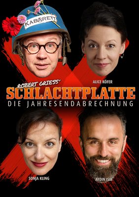 Robert Griess, Alice Köfer, Sonja Kling und Aydin Isik präsentieren gemeinsam "Die Schlachtplatte". Foto Ralfo Essert