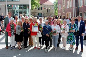 das Team der Kleiderstube der evangelischen Kirchengemeinde Dieses Foto zeigt das Team der Kleiderstube der evangelischen Kirchengemeinde