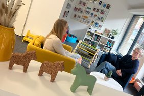 Ankerpunkt in der Overbergpassage Dieses Foto zeigt den Ankerpunkt in der Overbergpassage