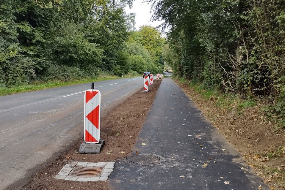 Der Radweg ist wieder freigegeben.