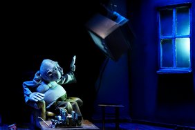 Dieses Foto zeigt eine Aufführung des Merlin Puppet Theatre aus Berlin