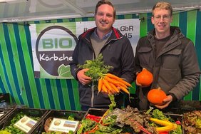 Dieses Foto zeigt David Bone (li.) und sein Bruder Christian