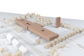 Siegerentwurf des Architektenwettbewerbs Dieses Foto zeigt den Siegerentwurf des Architektenwettbewerbs