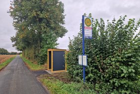 Die neuen Wartehäuschen sind flexibel einsetzbar.