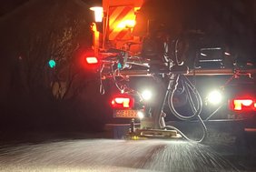 20 bis 25 Tonnen Streusalz benötigt der Baubetriebshof pro Tour durch das Stadtgebiet.