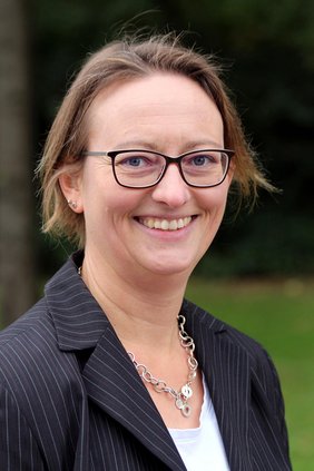 Bernadette Geiger, Leiterin des städtischen Abwasserwerks Dieses Foto zeigt Bernadette Geiger, Leiterin des städtischen Abwasserwerks