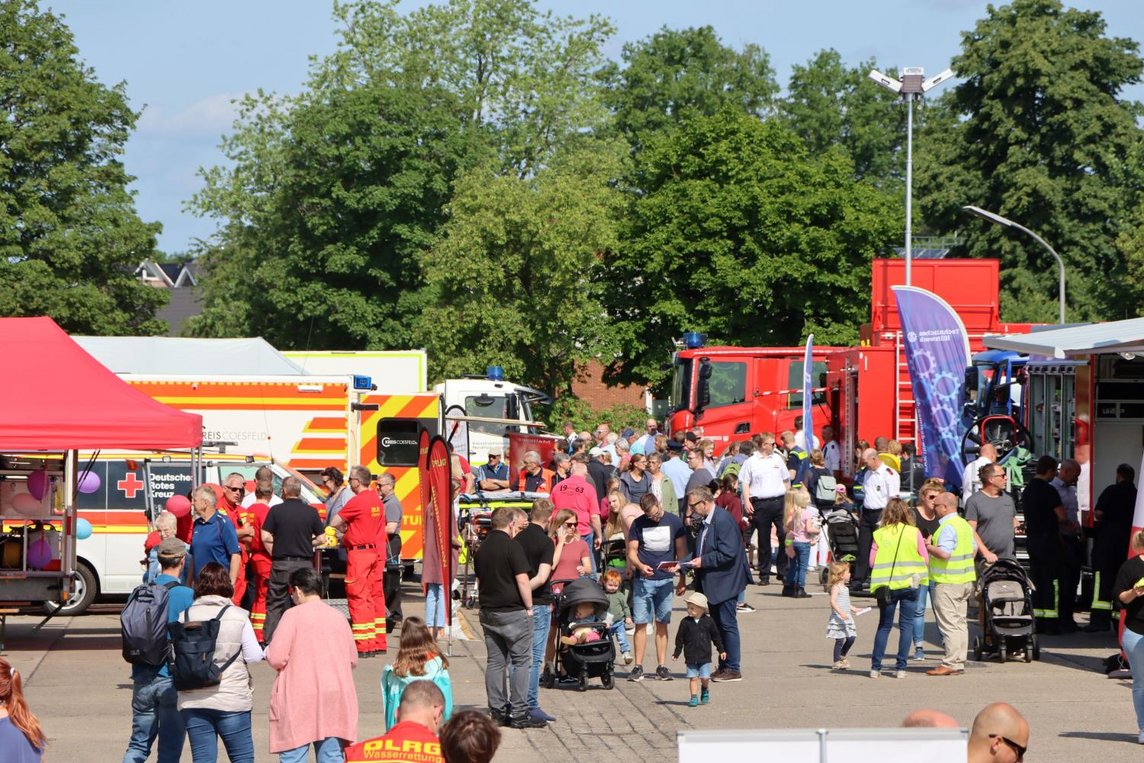 Dieses Foto zeigt eine Impression vom Tag der Sicherheit 2022. 