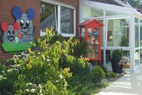 Eingangsberich des Kindergartens