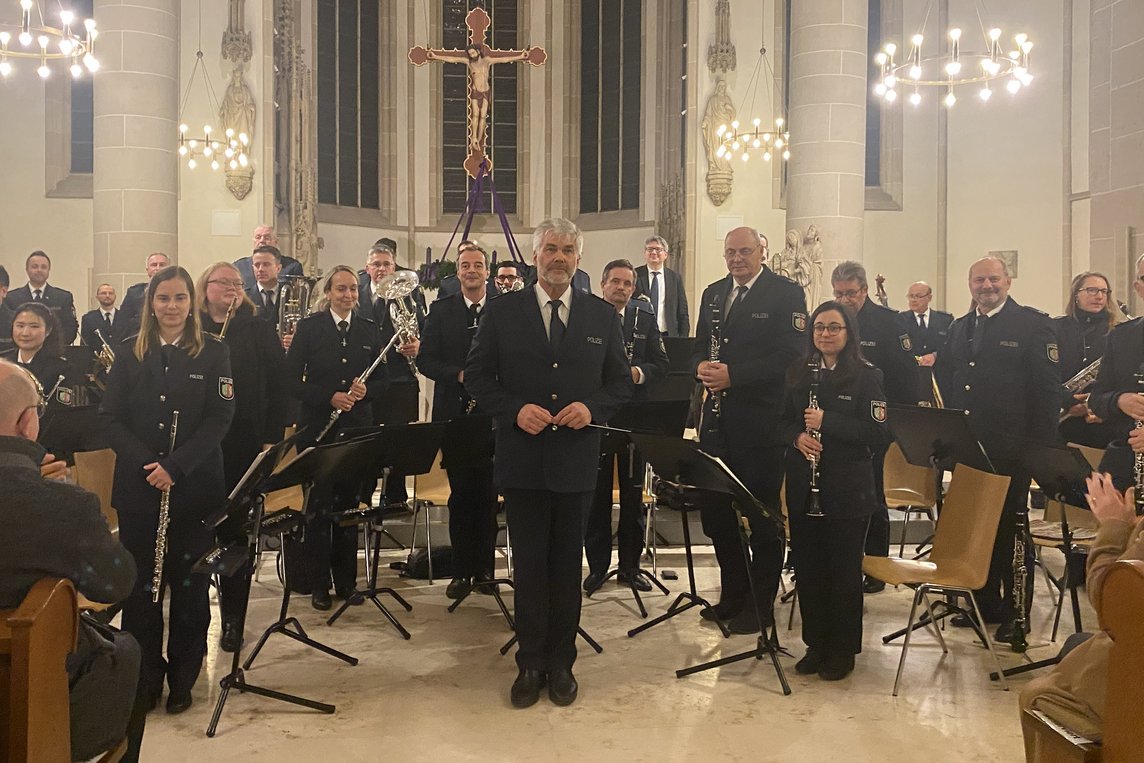 Bereits zum zwölften Mal ist das Landespolizeiorchester für ein Adventskonzert zu Gast in Dülmen. Foto: Stadt Dülmen
