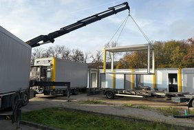 Rückbauarbeiten am Hüttendyk Dieses Foto zeigt die Rückbauarbeiten am Hüttendyk