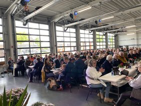 Rund 300 geladene Gäste nahmen am Festakt zur Einweihung des neuen Gerätehauses teil.